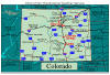 Click to enlarge.  State map of:  COLORADO.